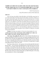 Nghiên cứu nhân tố tác động thúc đẩy mức độ ứng dụng tin học trong quản lý của doanh nghiệp nhỏ và vừa Việt Nam trước thềm của cuộc cách mạng công nghiệp 4.0