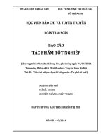 Chương trình phát thanh sóng trẻ, phát sóng ngày 04042021 trên sóng fm của đài phát thanh và truyền hình hà nội  chủ đề giới trẻ và lựa chọn lối sống mới   từ phố về quê 