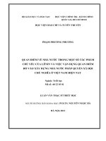 Quan điểm về nhà nước trong một số tác phẩm chủ yếu của lênin và việc vận dụng quan điểm đó vào xây dựng nhà nước pháp quyền xã hội chủ nghĩa ở việt nam hiện nay 