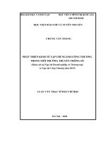 Phát triển kinh tế tạp chí ngành công thương trong môi trường truyền thông số (khảo sát tại tạp chí doanh nghiệp và thương mại và tạp chí công thương năm 2019) 