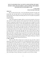 Một số giải pháp nâng cao chất lượng hướng dẫn thực hành tự động hóa hệ thống lạnh tại phòng thí nghiệm cho sinh viên ngành Nhiệt lạnh