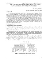 Khả năng ứng dụng E-learning trong việc giảng dạy và đánh giá một số học phần Cơ học