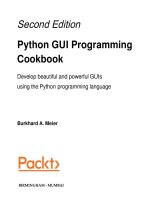 Python GUI programming cookbook