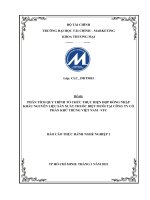 Phân tích quy trình tổ chức thực hiện hợp đồng nhập khẩu nguyên liệu sản xuất thuốc diệt muỗi tại công ty cổ phần khử trùng việt nam (VFC)