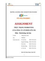 phân tích TH true milk