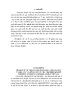 Tieu luan kinh te chinh tri  nền dân chủ  xã hội ở cộng hoà liên bang đức và bài học cho việt nam