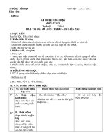 Giáo án môn Toán lớp 2 sách Cánh diều: Tuần 2