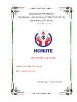 Đồ án nền và móng