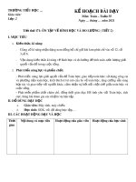 Giáo án môn Toán lớp 2 sách Cánh diều: Tuần 35