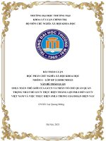 Bài thảo luận môn Chủ nghĩa xã hội khoa học: Sứ mệnh lịch sử toàn thế giới của giai cấp công nhân và nhân tố chủ quan quan trọng nhất để giai cấp công nhân thực hiện thắng lợi sứ