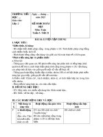 Giáo án môn Toán lớp 2 sách Cánh diều: Tuần 5