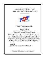 Phân tích mối quan hệ giữa văn hoá với kinh tế và chính trị trong tư tưởng Hồ Chí Minh. Liên hệ thực tiễn về vai trò của văn hoá đối với sự phát triển kinh tế, chính trị của đất nước giai đoạn hiện nay