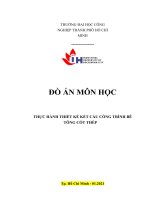 Thực hành thiết kế kết cấu công trình bê tông cốt thép