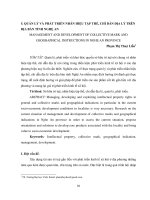 Quản lý và phát triển nhãn hiệu tập thể, chỉ dẫn địa lý trên địa bàn tỉnh Nghệ An