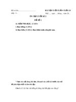 Phiếu bài tập cuối tuần môn Tiếng Việt lớp 2 sách Cánh diều: Tuần 35