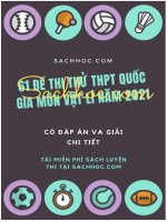 61 Đề thi thử thpt lớp 12 môn Vật lý 2021