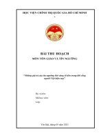 Những giá trị của tín ngưỡng thờ cúng tổ tiên trong đời sống