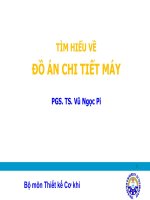 Các câu hỏi bảo vệ đồ án chi tiết máy TNUT