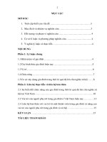 Lý luận chung về gia đình và liên hệ với vai trò của người phụ nữ trong gia đình ở Việt Nam hiện nay