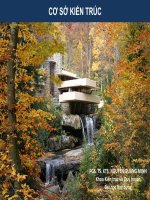 BÀI GIẢNG môn cơ sở KIẾN TRÚC