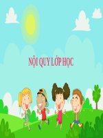 nội quy lớp học online 