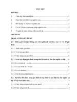 Lý luận chung về gia đình và liên hệ với vai trò của người phụ nữ trong gia đình ở Việt Nam hiện nay