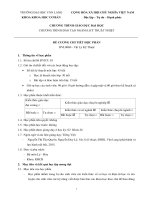 TRƯỜNG ĐẠI HỌC VĂN LANG KHOA KHOA HỌC CƠ BẢN CHƯƠNG TRÌNH GIÁO DỤC ĐẠI HỌC NGÀNH: KỸ THUẬT NHIỆT