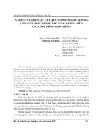 Nghiên cứu chế tạo vật liệu composite gốc xi măng (CCM) ứng dụng trong xây dựng và sửa chữa các công trình giao thông