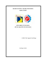 ĐỒ ÁN ĐIỆN TỬ ỨNG DỤNG ĐỀ TÀI MẠCH ỔN ÁP XUNG BUCK