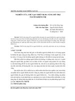 Nghiên cứu, chế tạo thiết bị đa năng hỗ trợ người khiếm thị