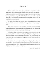 Chuyên đề tốt nghiệp: Phân tích Báo cáo tài chính Công ty TNHH Quang Minh