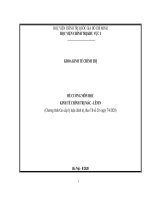 ĐỀ CƯƠNG MÔN HỌC KINH TẾ CHÍNH TRỊ MÁC - LÊNIN (Chương trình Cao cấp lý luận trị, theo TB số 216 ngày 7/4/2020)