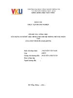 BÁO CÁO THỰC TẬP DOANH NGHIỆP TÊN ĐỀ TÀI: XÂY DỰNG CƠ SỞ DỮ LIỆU HÌNH ẢNH CHO HỆ THỐNG TRÍ TUỆ NHÂN TẠO (TẢI ẢNH VỚI ĐUÔI .HAR &HTM)