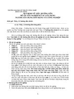 QUI ĐỊNH VỀ VIỆC HƯỚNG DẪN ĐỒ ÁN TỐT NGHIỆP KỸ SƯ XÂY DỰNG NGÀNH XÂY DỰNG DÂN DỤNG VÀ CƠNG NGHIỆP