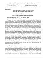 HIỆP HỘI DOANH NGHIỆP THÀNH PHỐ HỒ CHÍ MINH. BÁO CÁO KẾT QUẢ HOẠT ĐỘNG NĂM 2020 PHƯƠNG HƯỚNG HOẠT ĐỘNG NĂM 2021