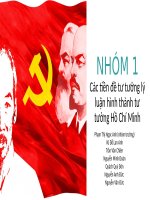 Tiền đề lý luận hình thành tư tưởng Hồ Chí Minh. Tiền đề nào quan trọng nhất, tại sao?