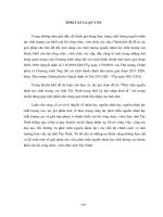 Phát triển nhân lực chất lượng cao tỉnh tây ninh trong thời kỳ hội nhập kinh tế