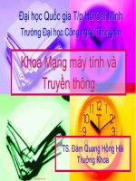 Bài giảng Khoa mạng máy tính và truyền thông - TS. Đàm Quang Hồng Hải