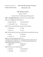 De kiem tra hoc sinh gioi Dia Li 8