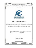 Ứng dụng trí tuệ nhân tạo xây dựng mạng neuron hỗ trợ chẩn đoán bệnh rối loạn nhịp tim