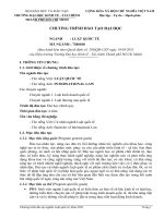 TRƯỜNG ĐẠI HỌC KINH TẾ - TÀI CHÍNH THÀNH PHỐ HỒ CHÍ MINH CHƯƠNG TRÌNH ĐÀO TẠO ĐẠI HỌC NGÀNH : LUẬT QUỐC TẾ