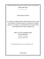 Khoá luận tư tưởng của john locke về phân chia quyền lực nhà nước trong tác phẩm “khảo luận thứ hai về chính quyền”và ý nghĩa của nó đối với việc xây dựng nhà nước pháp quyền ở việt nam hiện nay 