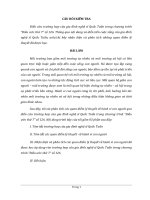 Tiểu luận giữa kì môn hành vi con người và môi trường 