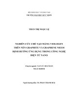 (Luận văn thạc sĩ) nghiên cứu chế tạo màng viologen trên nền graphite và graphene nhằm định hướng ứng dụng trong công nghệ điện tử nano 