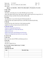 Giao an hoa hoc 8 hoc ki 2 soan 3 cot