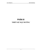 Bài giảng Thiết kế đường - Phần 3: Thiết kế mặt đường - Th.S Võ Hồng Lâm