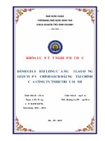 Đánh giá sự hài lòng của người lao động gián tiếp về chính sách đãi ngộ tài chính của công ty tnhh triệu mạnh 