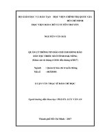 Quản lý thông tin báo chí cho đồng bào dân tộc thiểu số ở tỉnh đắk nông 