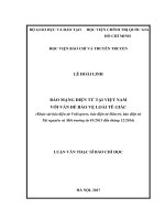 Báo mạng điện tử tại việt nam với vấn đề bảo vệ loài tê giác (khảo sát báo điện tử vnexpress, báo điện tử dân trí, báo điện tử tài nguyên và môi trường từ 012013 đến tháng 122016) 