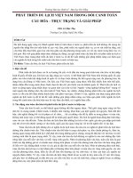 Phát triển du lịch Việt Nam trong bối cảnh toàn cầu hóa - thực trạng và giải pháp